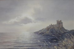 Alba del castello di Bamburgh, Northumberland /// Artista donna contemporanea britannica