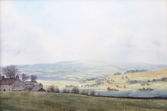 Knarsdale, South Tyne Valley, UK /// Contemporary Watercolor Female Artist Art