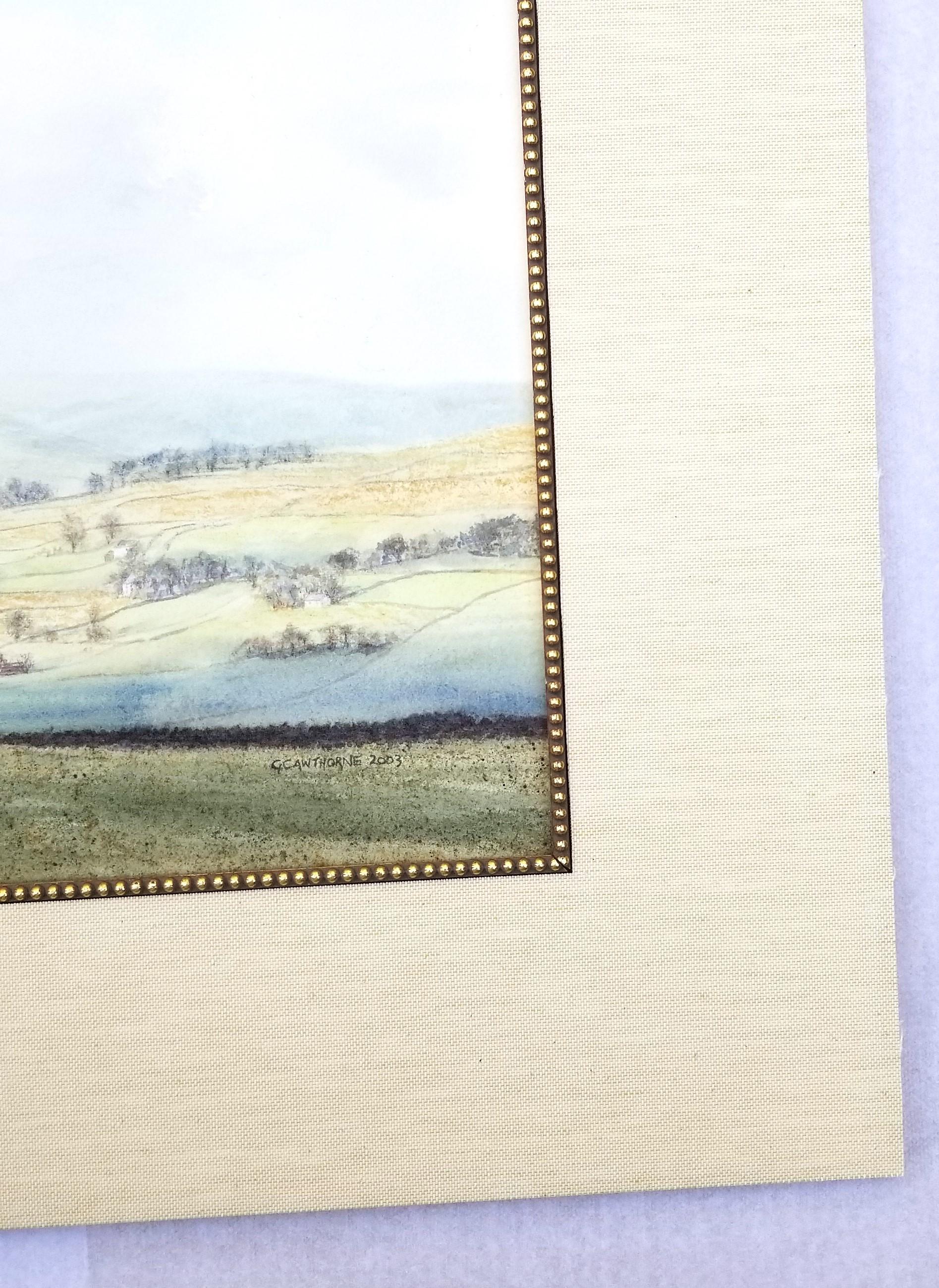 Knarsdale, South Tyne Valley, Regno Unito /// Acquerello contemporaneo di un'artista femminile in vendita 2