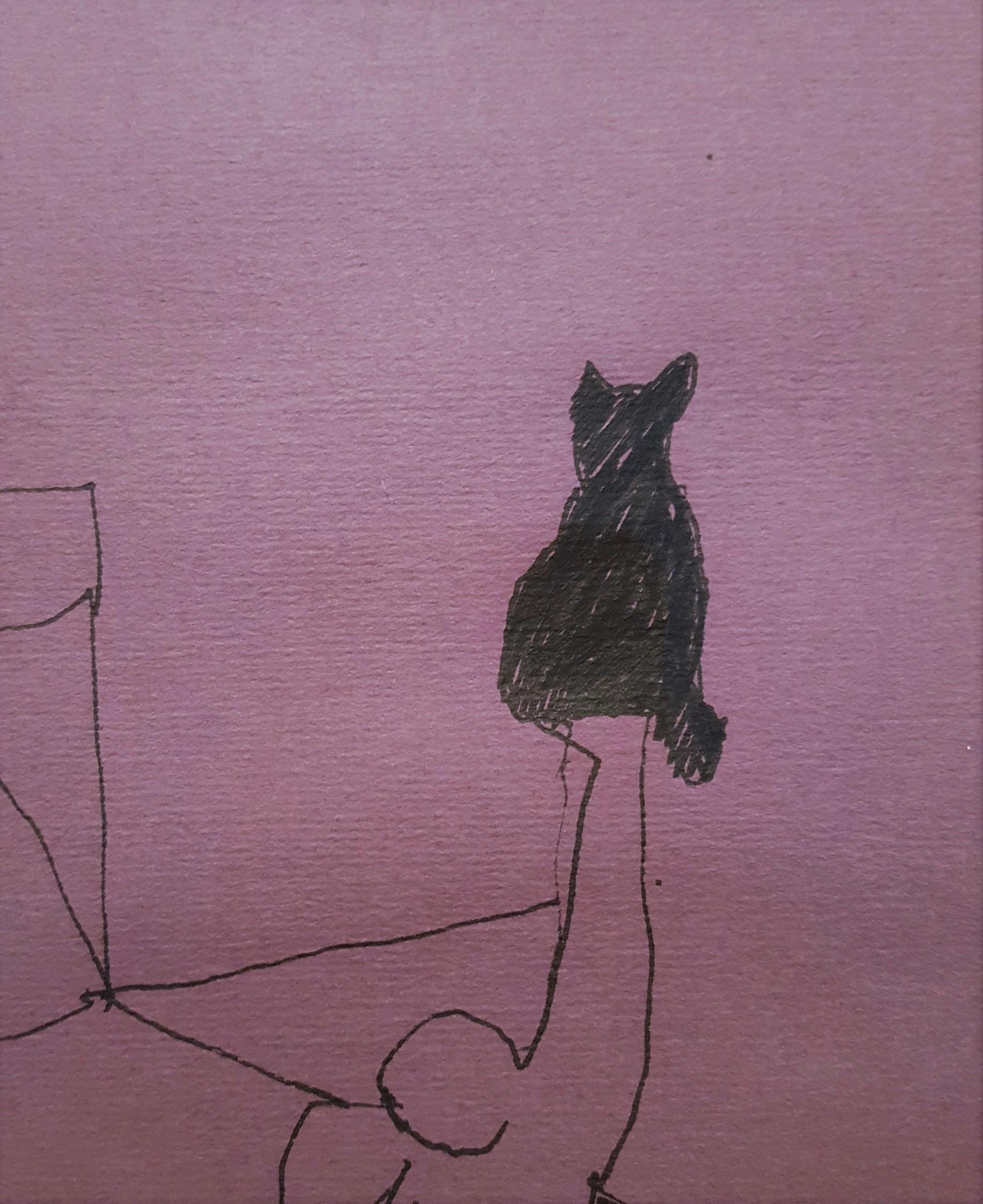 Untitled (Man with Black Cat) 6