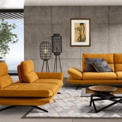 Dessin d'une femme nue d'étude au fusain et à la craie rouge de Georges Lucien Guyot