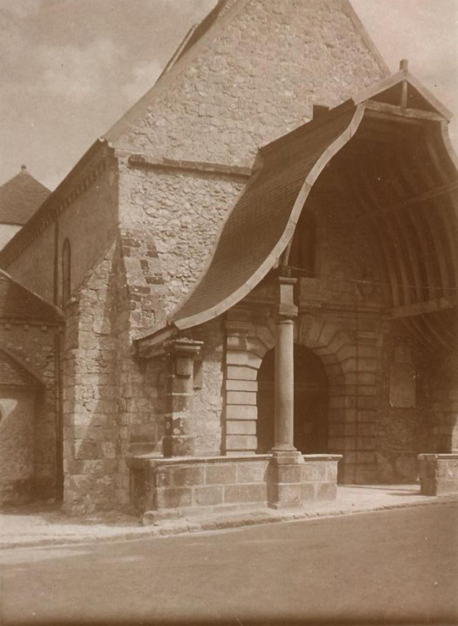 Bocetos de arquitectura Dibujo de estudio, Iglesia Romane en Francia por Maurice Lambert en venta 14