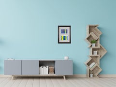 Dessins surréalistes Projet géométrique coloriste, France circa 1960