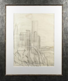 Landscape Drawings and Watercolors
