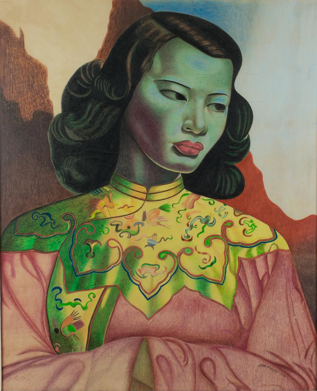 vladimir tretchikoff green lady