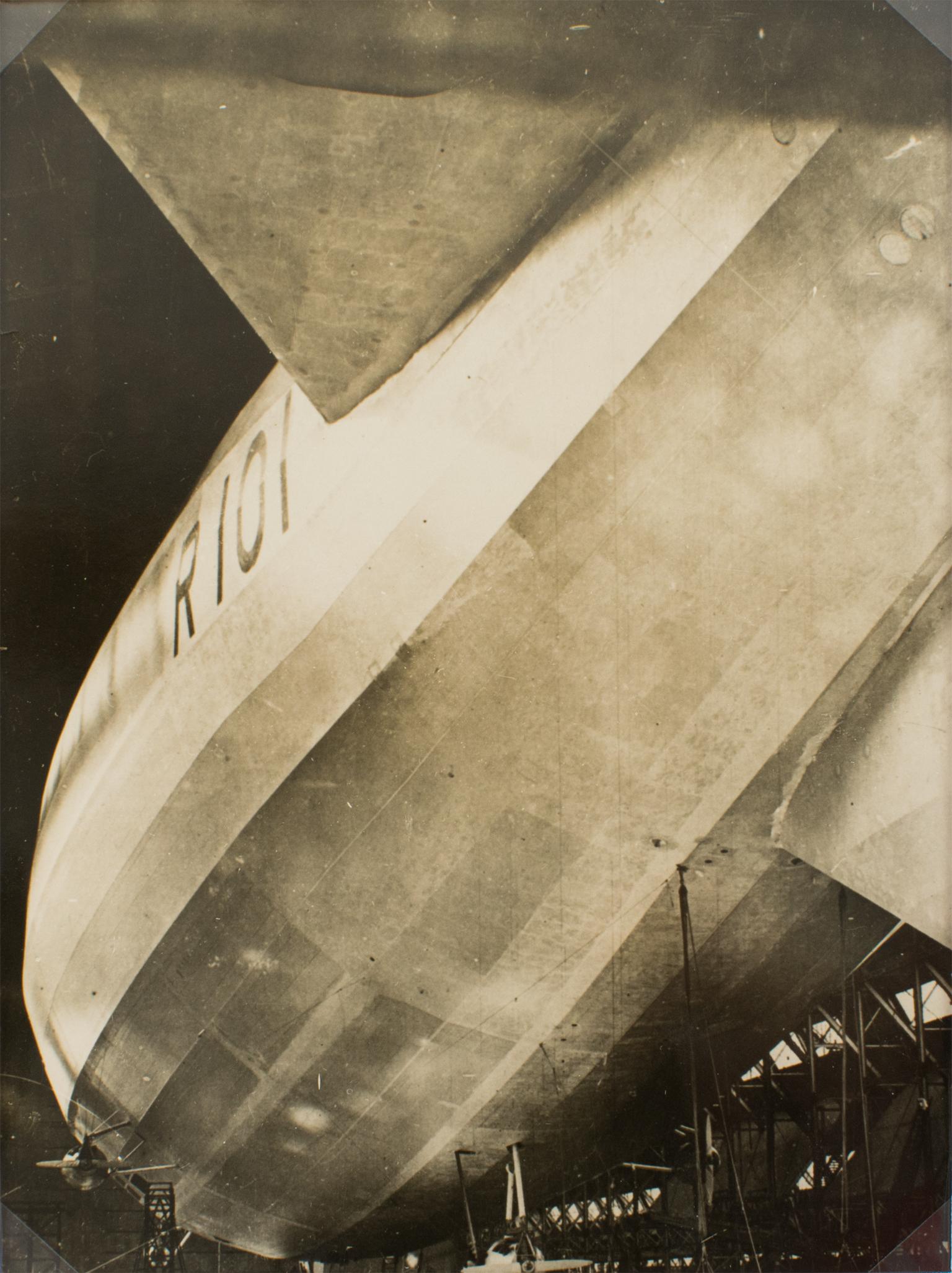 Construction of the Airship R101 Silver Gelatin Black & White Photograph