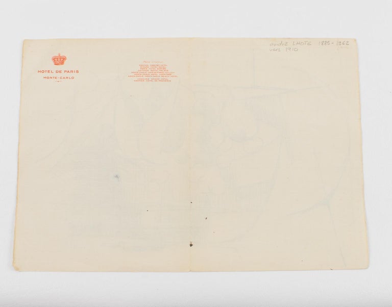 André Lhote Cubist Composition Pen Drawing circa 1910 For Sale 11