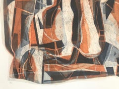 Gabriel Macotela Mexican Master Large Abstract Etching Hand-Signed Modern Art