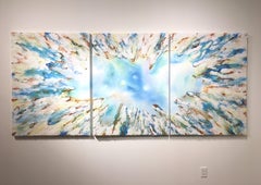 "Motus Vitae 48.110"  mixed media triptych