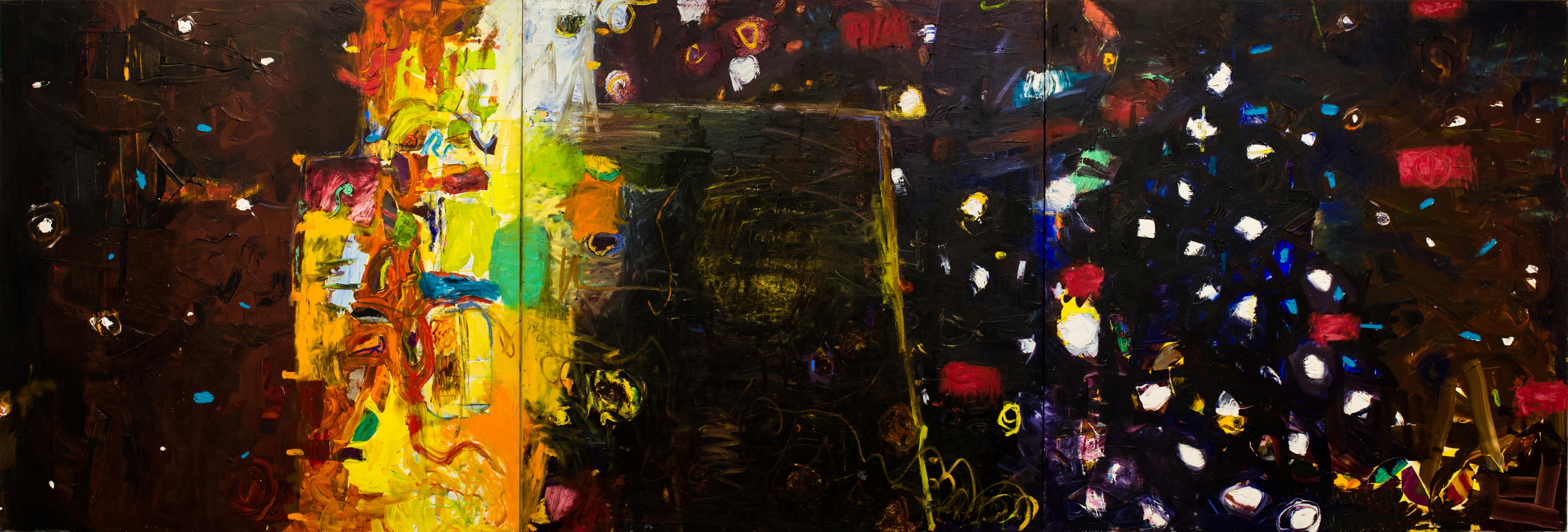 Francine Matarazzo Abstract Painting - Ripley's Corner