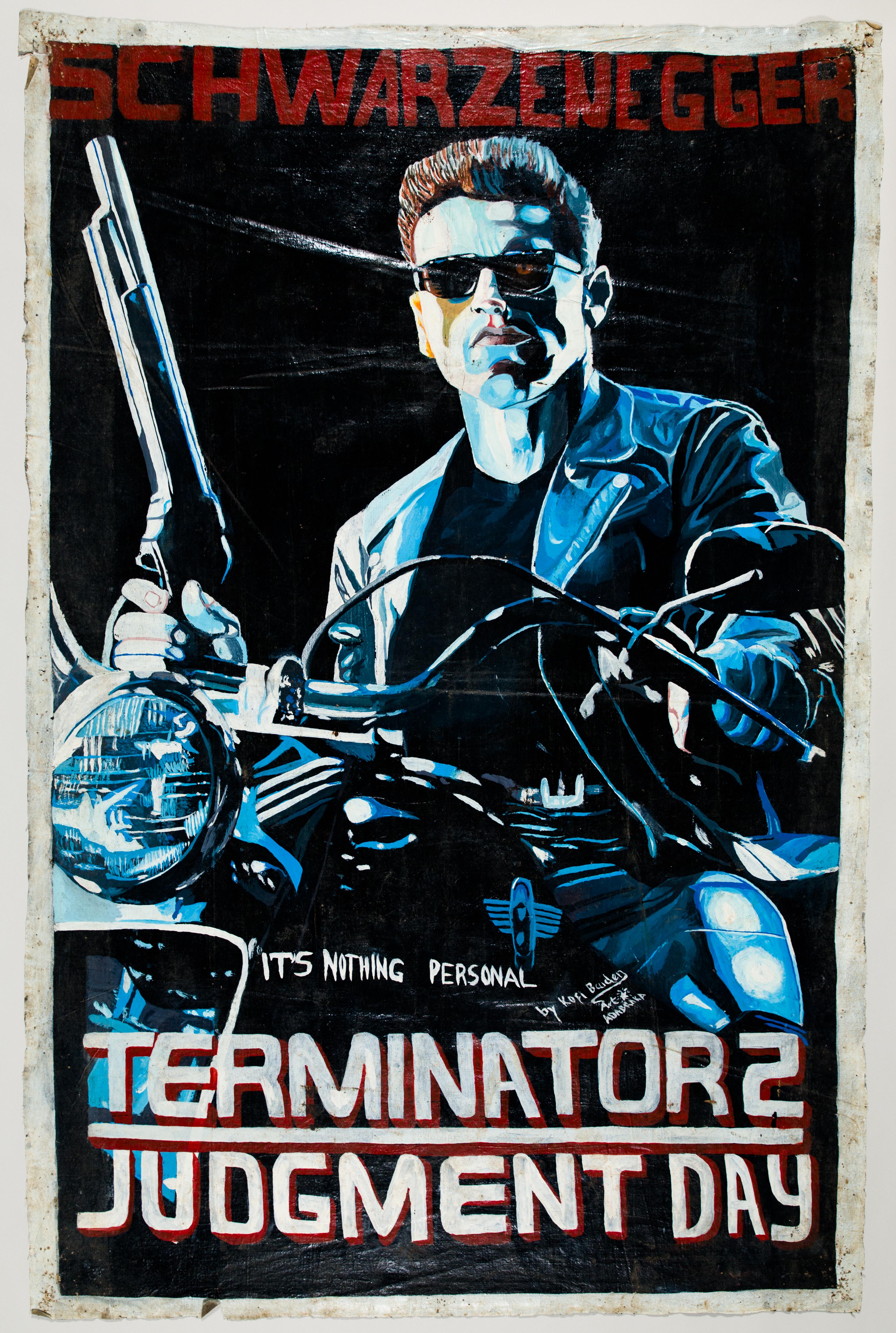 Terminator 2: Judgement Day [Film Poster] - Painting by Kofi Baiden