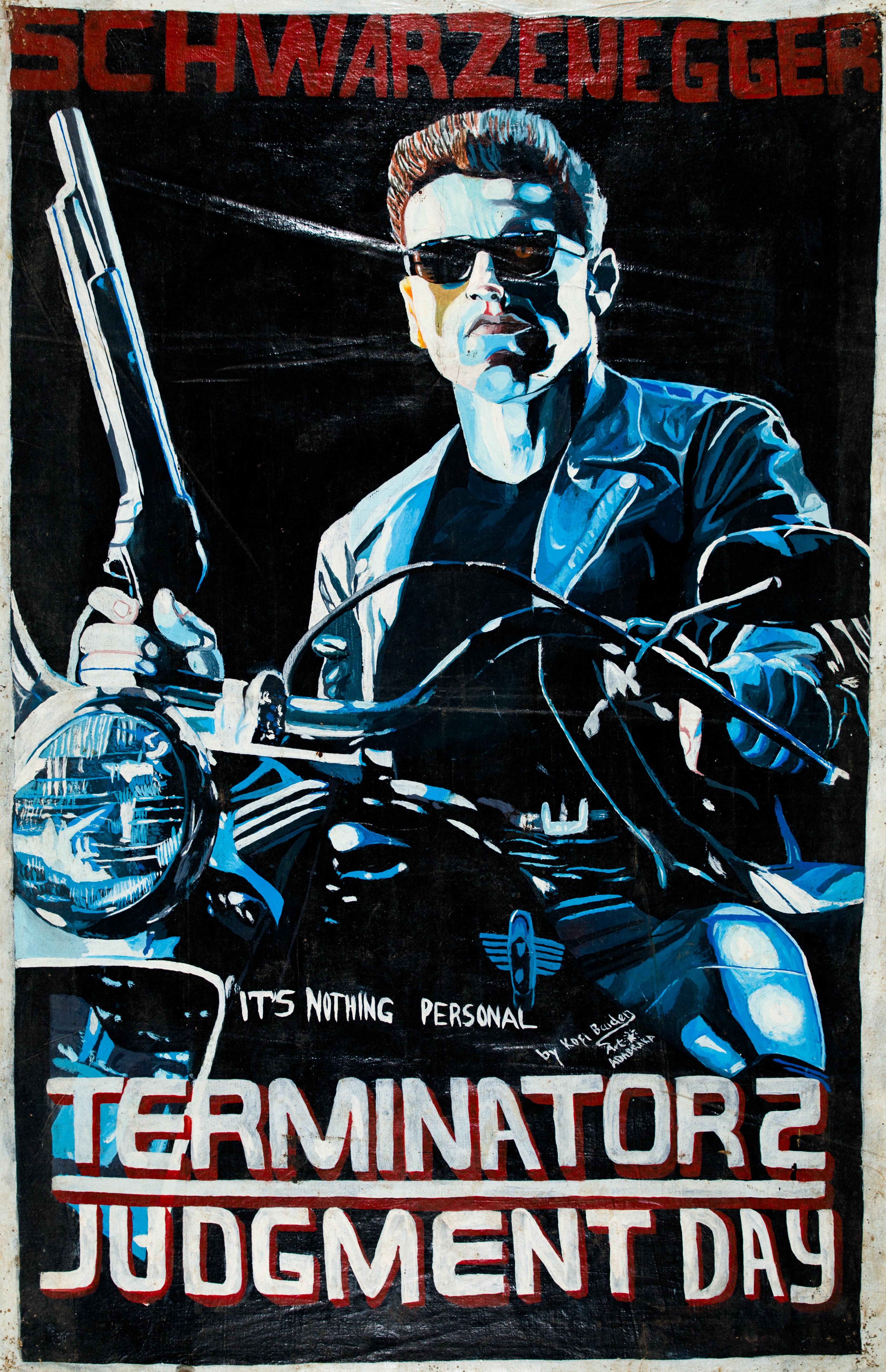 Kofi Baiden Figurative Painting - Terminator 2: Judgement Day [Film Poster]