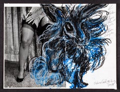 Lapin Noir Et Bleu Du Fondation Los Angeles Pour Adopter/Elmer Batters Hommage