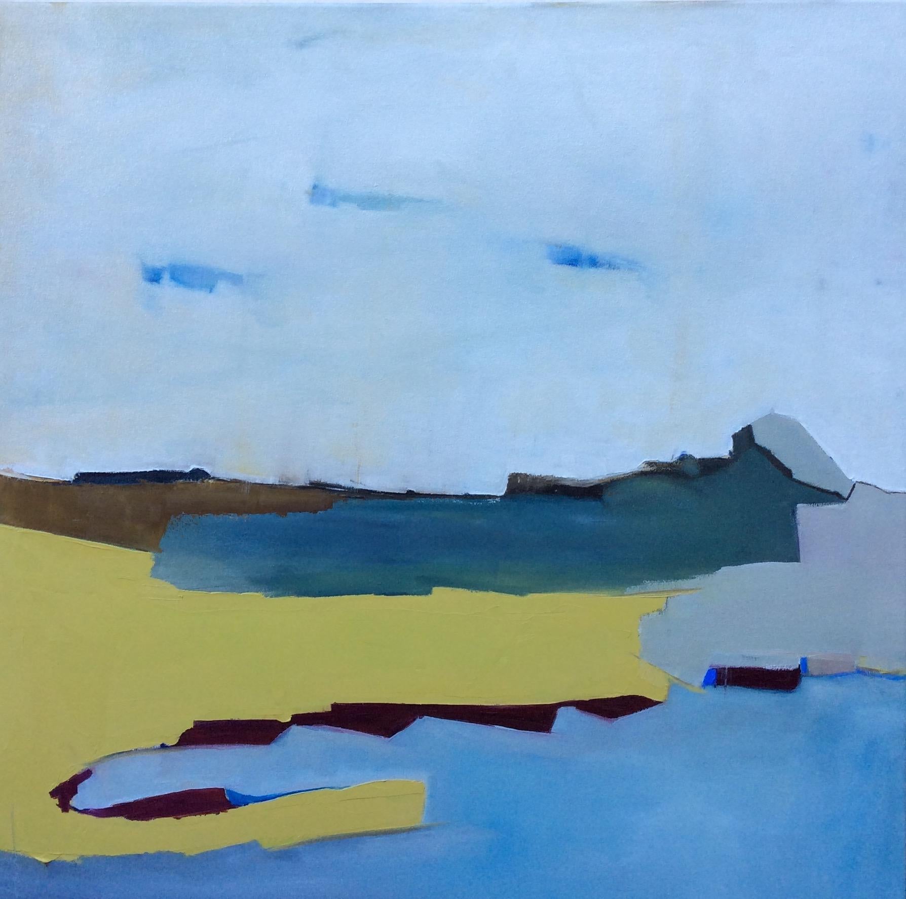 Ann Keane Abstract Painting - Western Skyline