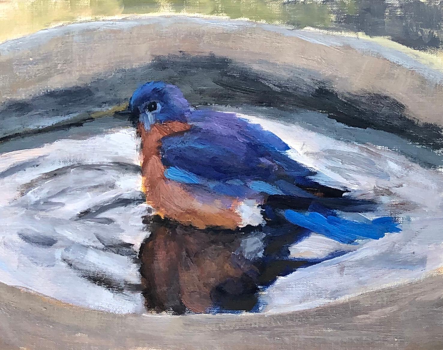 Susan Westmoreland Animal Painting - Splish Splash