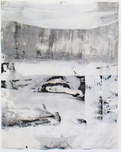 Bill Jensen, Drunken Brush #36, ink and tempera on paper, 2003