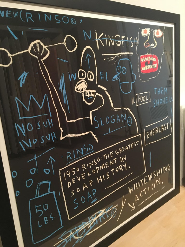 Jean-Michel Basquiat - Jean Michel Basquiat, Rinso Screenprint, 1982/ ...