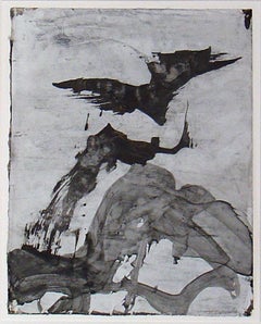 Bill Jensen, Drunken Brush VI, ink and tempera on paper, 2007