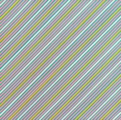Rob Reasoner - Rob Reasoner, Untitled, Oil on Canvas, 2007; diagonal, colorful stripes Rob Reasoner, Untitled, Oil on Canvas, 2007; diagonal, colorful stripes