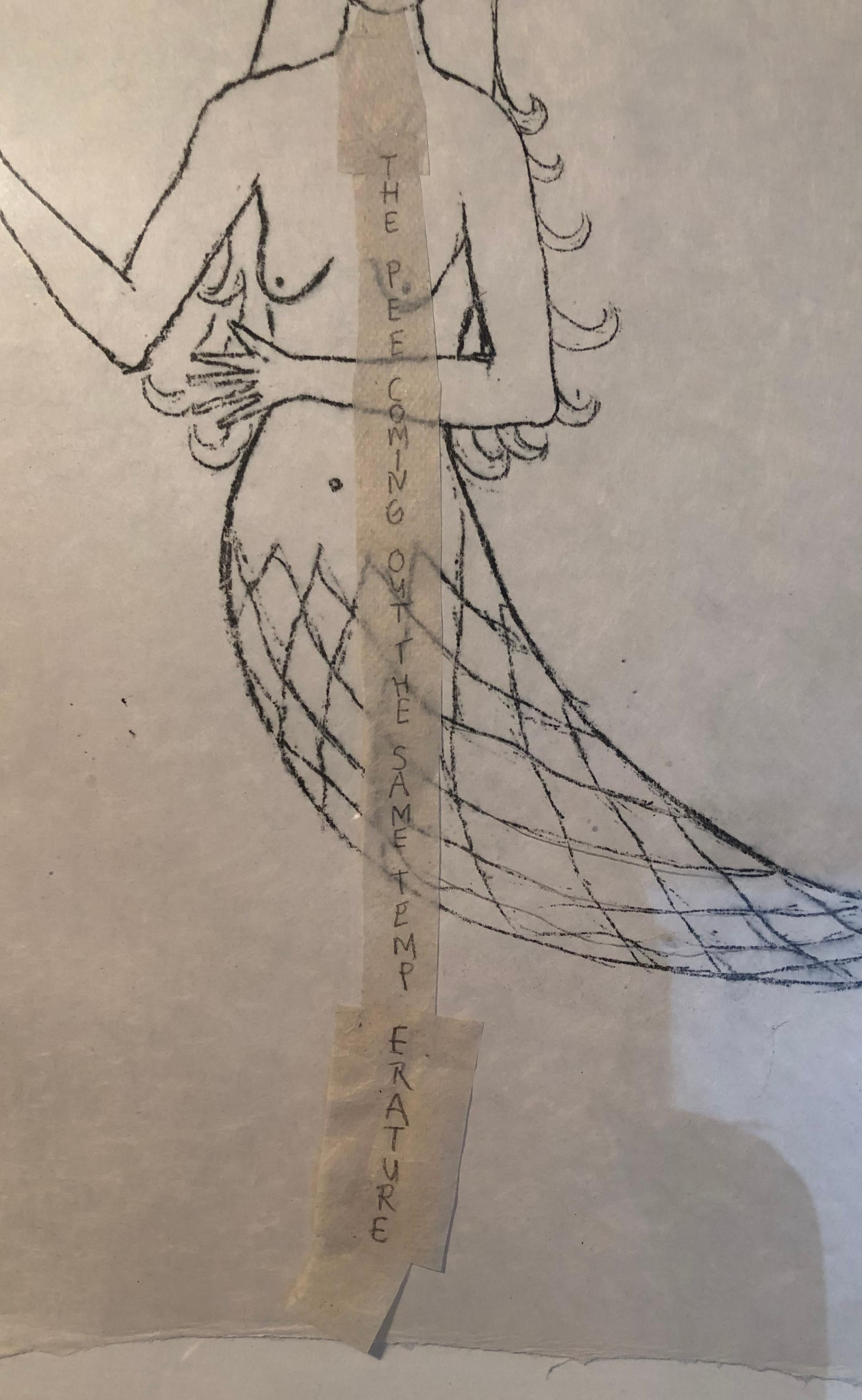 Kiki Smith, Mermaids Collage on Paper, 1994 1