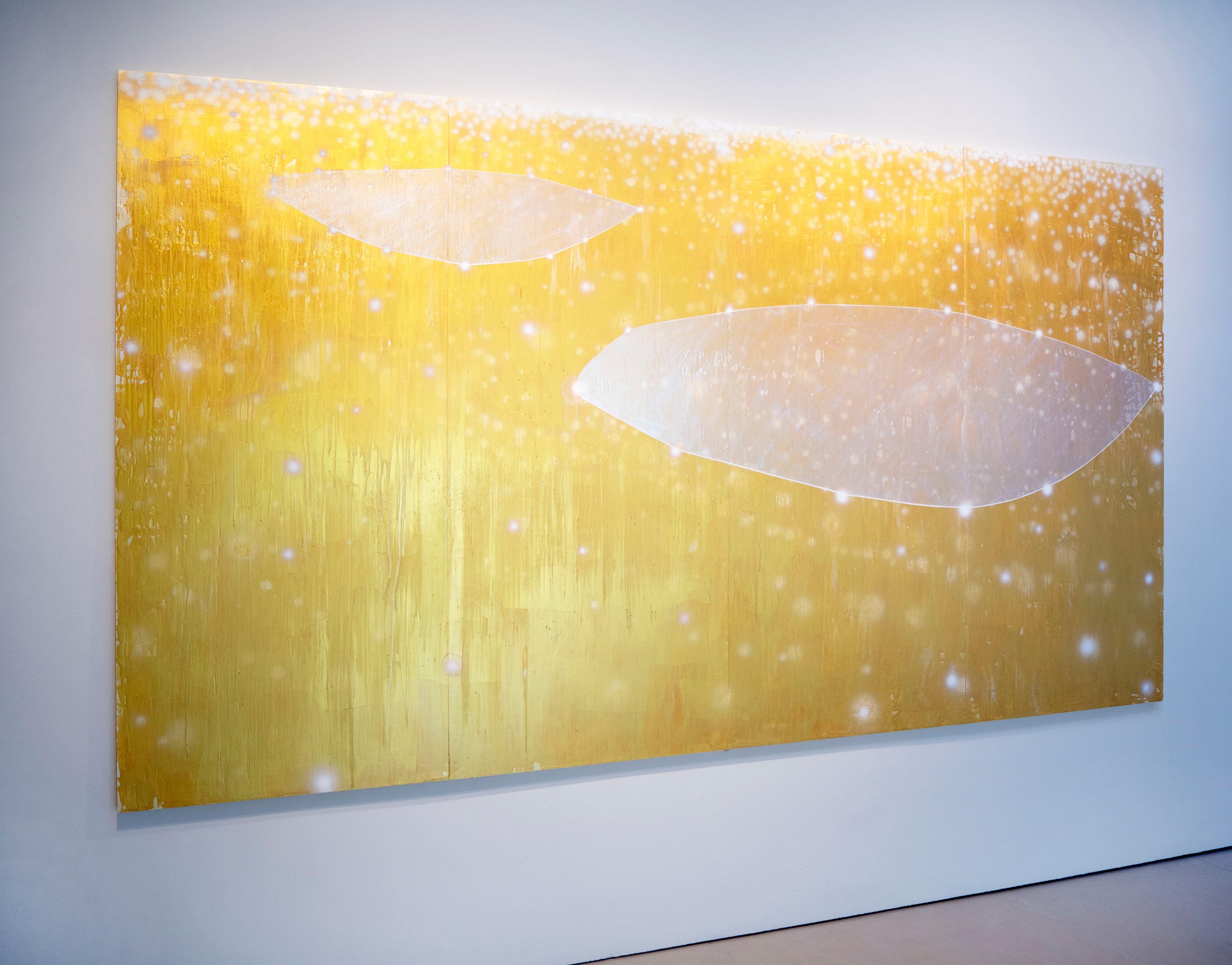 Katsumi Hayakawa, Phenomenon, Mixed Media Painting on Wood Panel, 2019 1