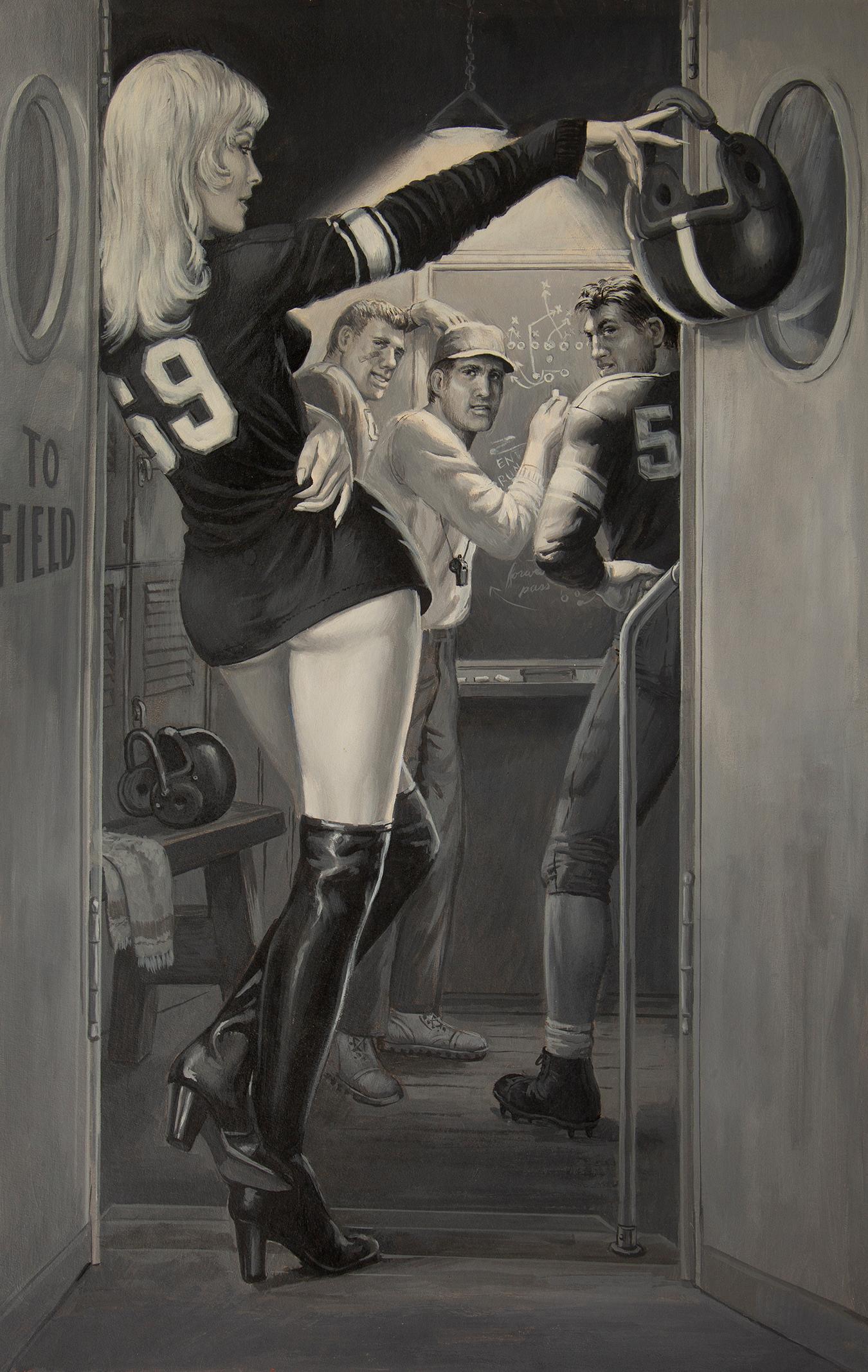 Gridiron Nymph - Painting by Samson Pollen