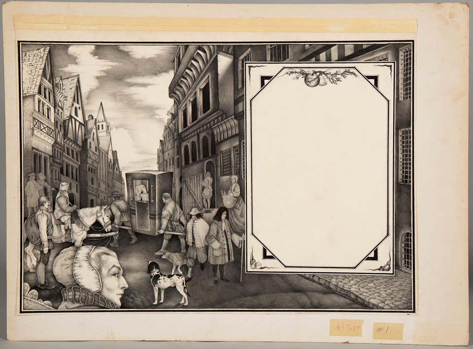 Reuven Rubin - Rare Israeli Reuven Rubin watercolor painting Bezalel ...