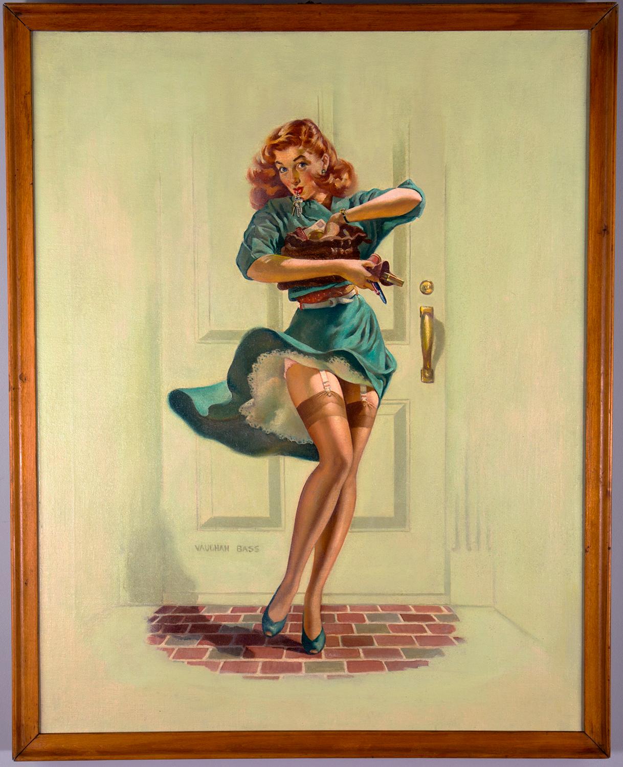 Grabbing At Straws - Painting by Vaughan Bass