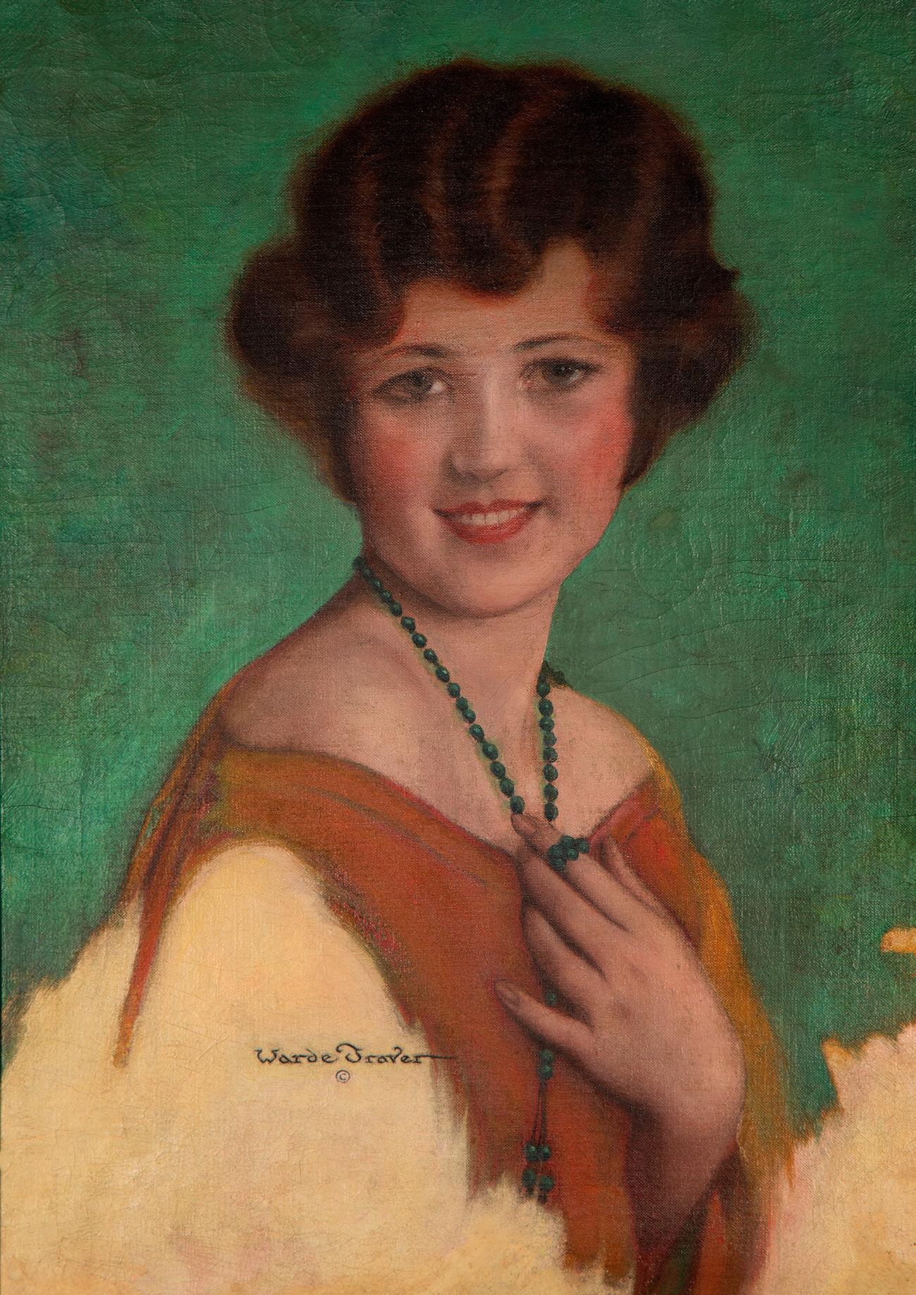 Warde Traver Portrait Painting - My Wild Irish Rose