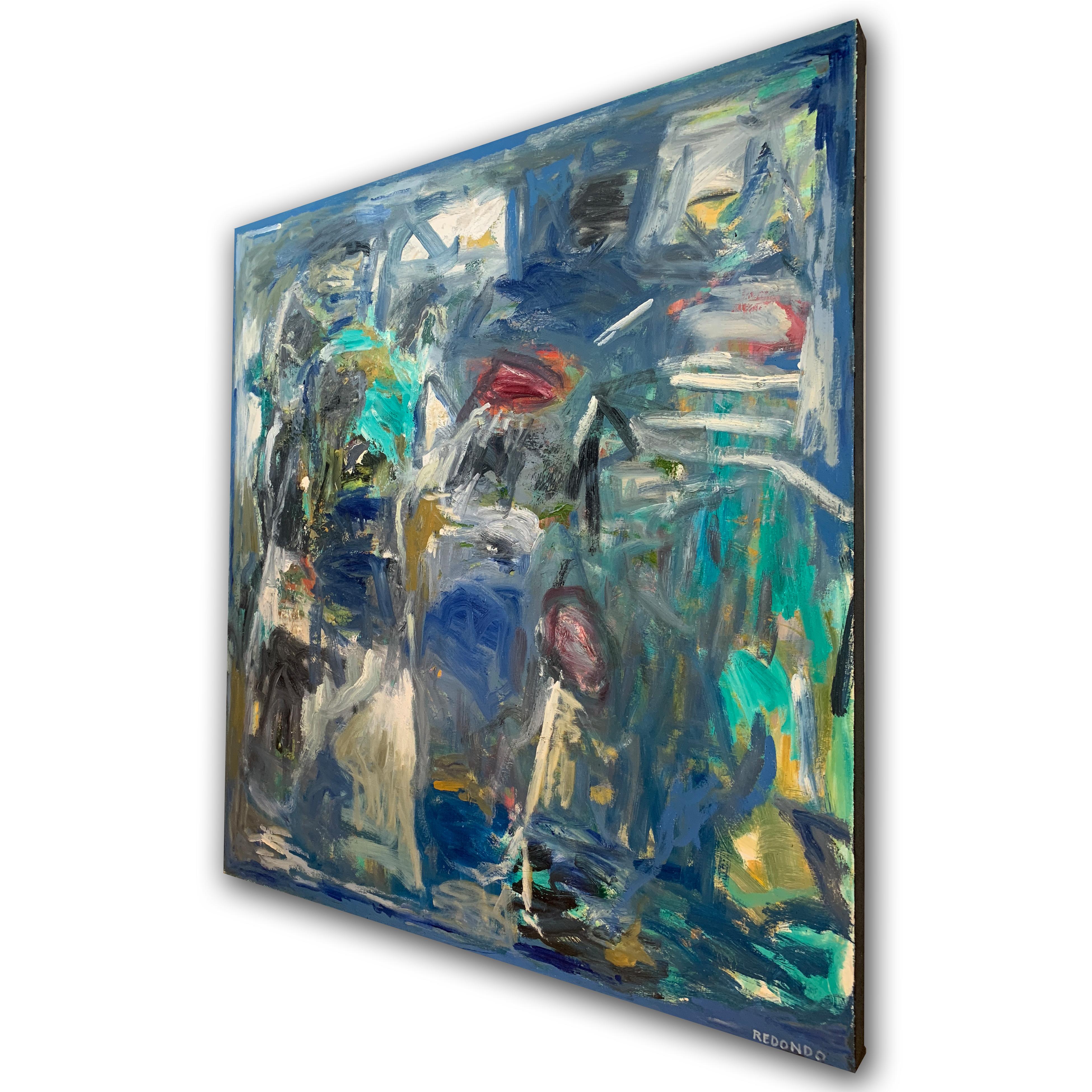 Words - Painting by Walter Redondo