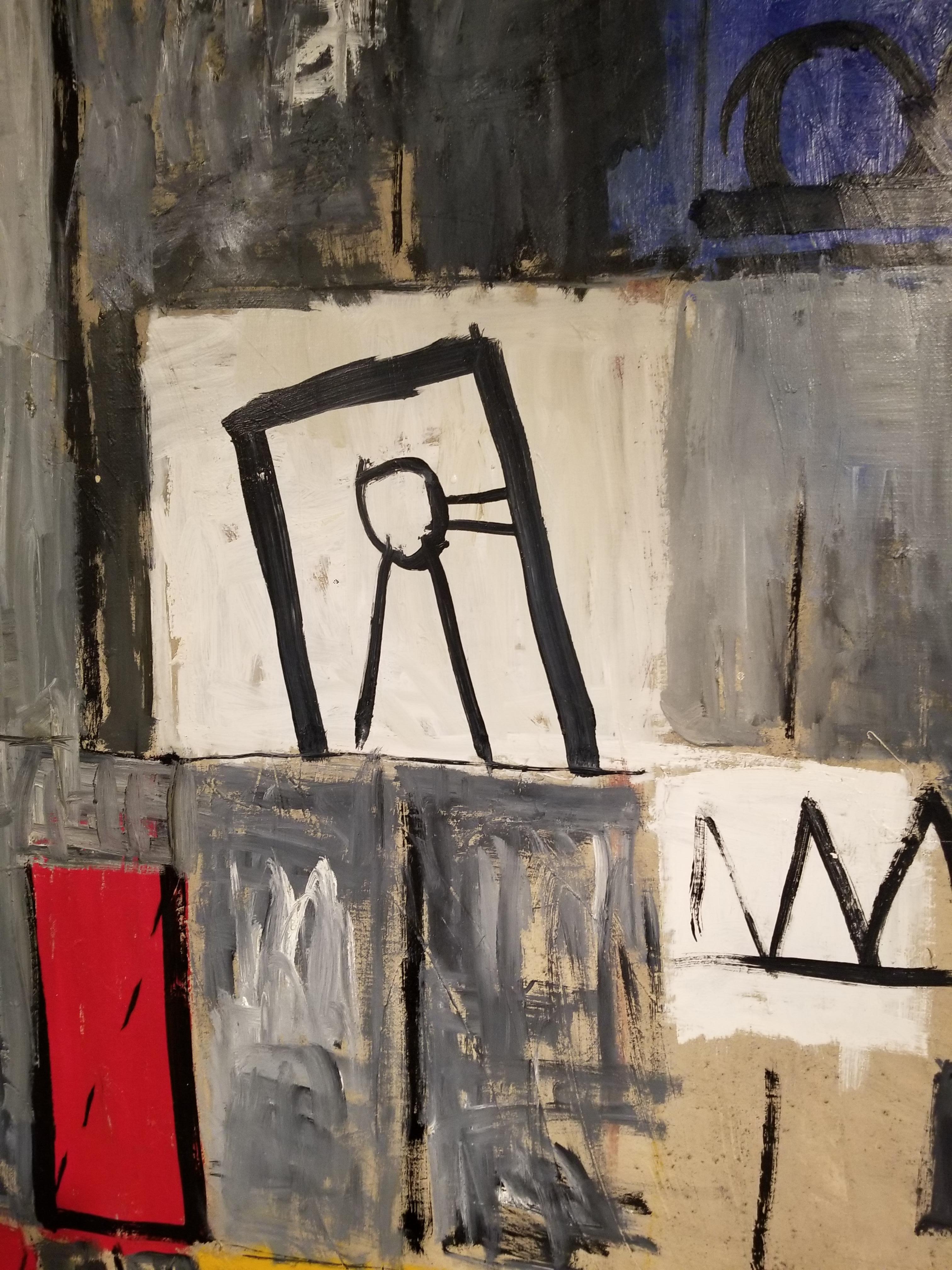 Pictograma III - Painting by Gustavo Serra