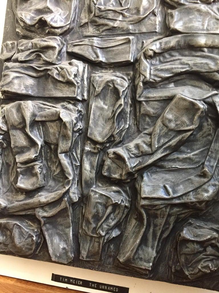 Mid-Century Brutalist Wall Sculpture , Untitled Tim Meier, artist  For Sale 3
