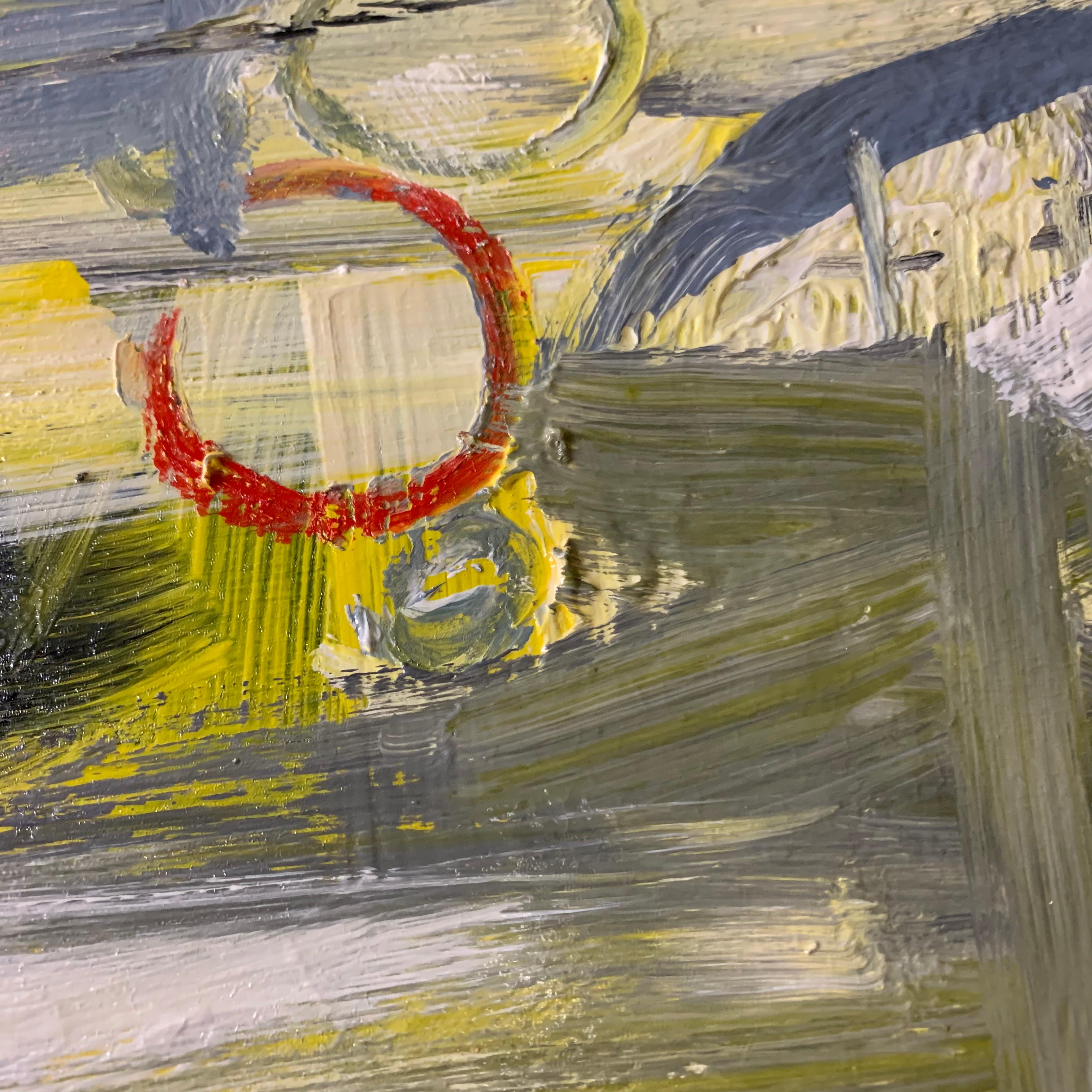 Extra Large Abstract Oil Painting Lisa Kowalski For Sale 4