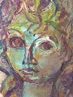 Mid-Century Modern "Reviere Maternite" Painting by David Garfinkiel