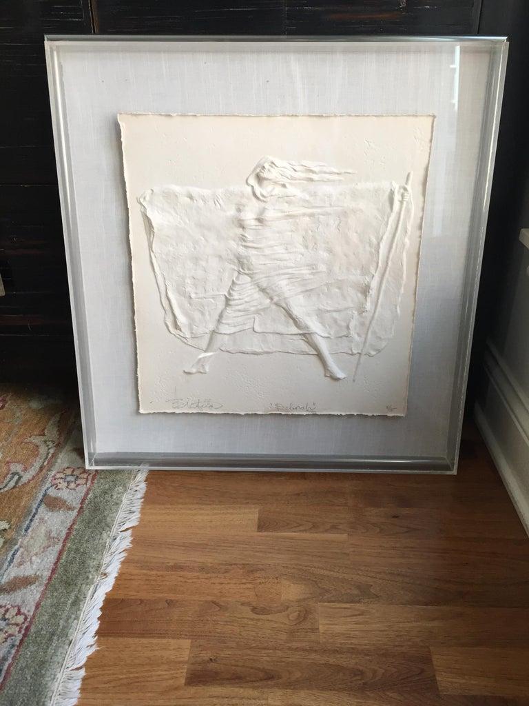 Vintage  Framed Cast Paper 