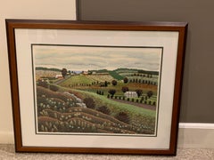 Vintage Seriagraph "Presque September"  Louise Dandurand 1980