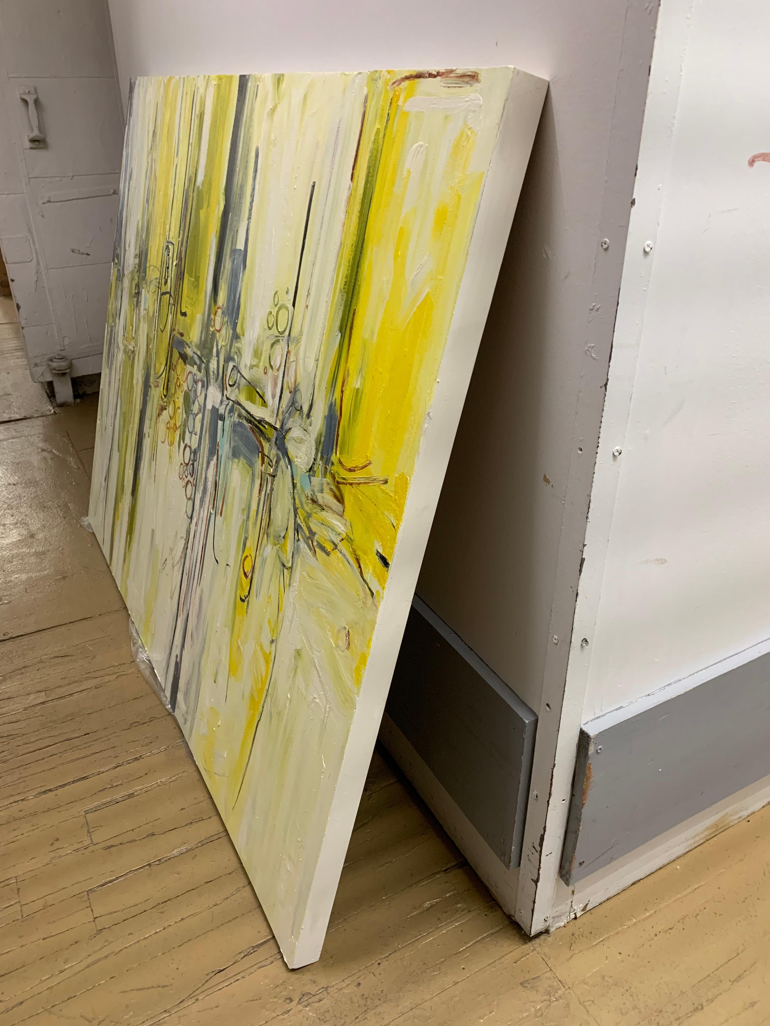 Extra Large Abstract Oil Painting Lisa Kowalski For Sale 9