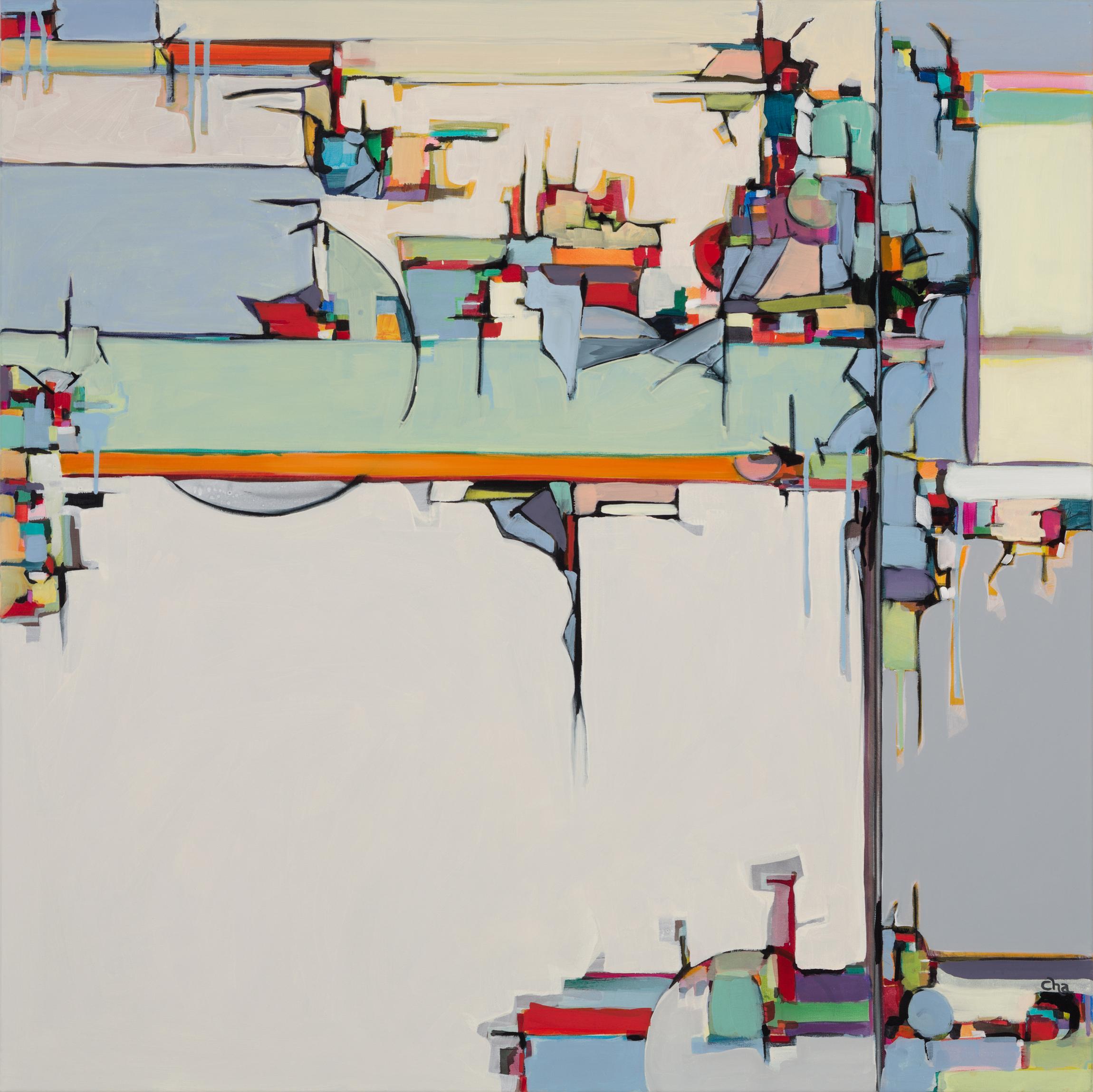 Glynis Chaffin-Tinglof Abstract Painting - Verus Fortitudo