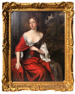 Oil Painting, Portrait of Lady Elizabeth Percy by the studio of Sir Peter Lely