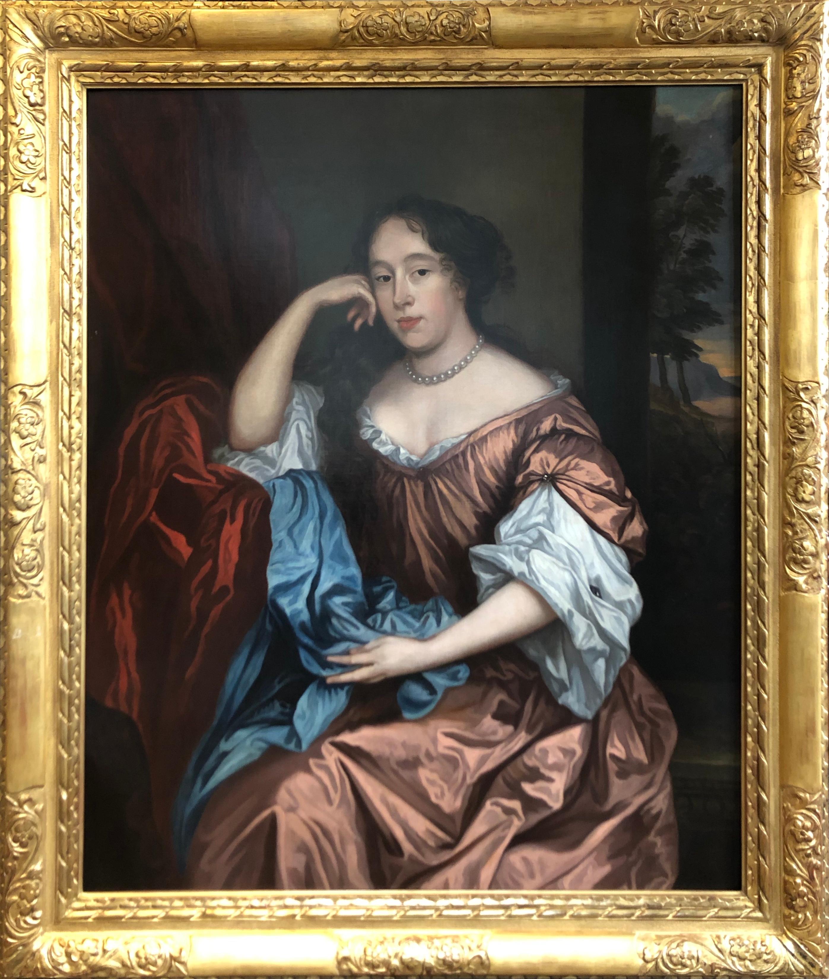 Portrait of a Lady,  After Sir Peter Lely (1610-1680) Oil Painting