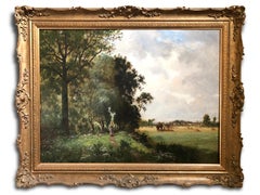 Oil Painting, Landscape by Ernest Guillemer ( French 1839-1913)