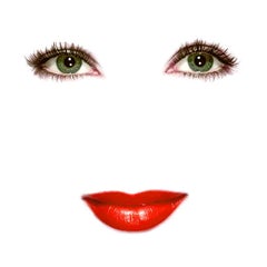 "Liz" (White) Elizabeth Taylor Pop Art Fashion Portrait Photograph