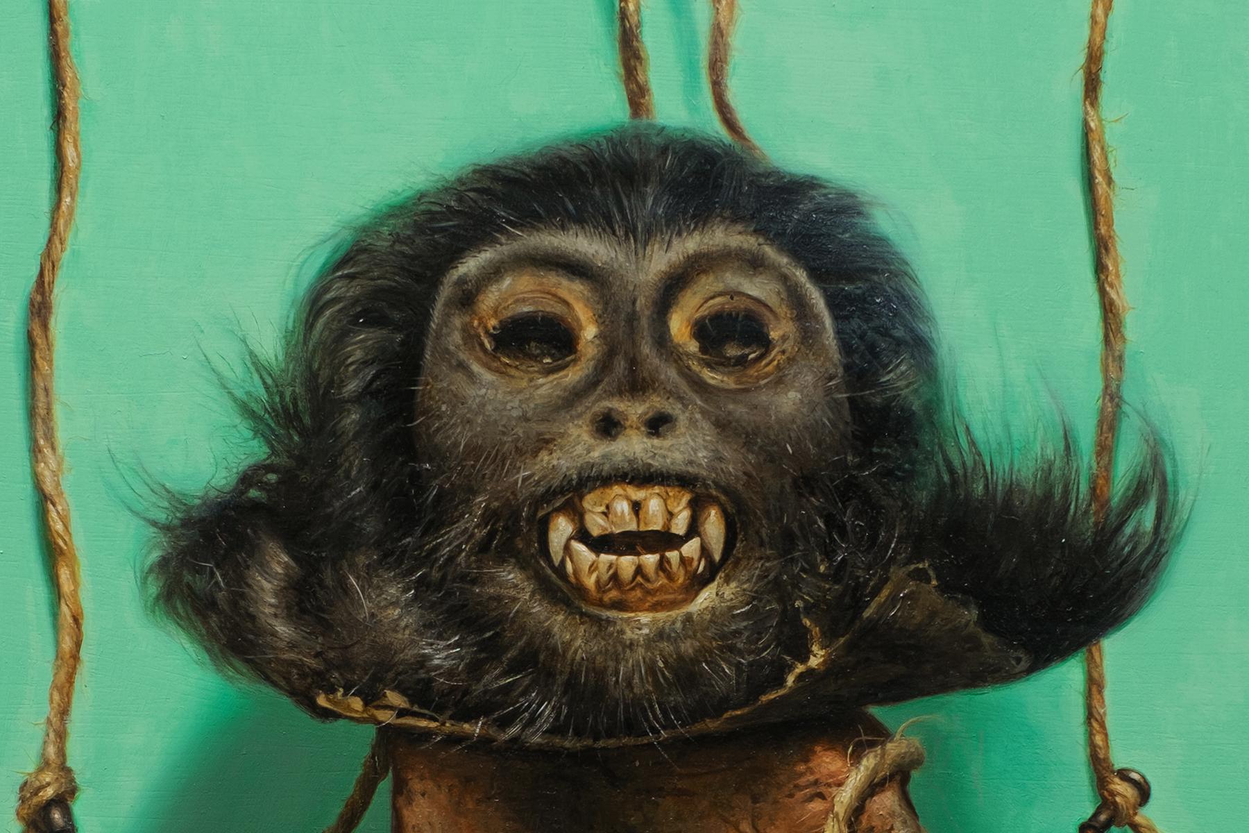 Oracolo, quadro d'arte contemporanea fotorealista Memento Mori di Matthew Bober in vendita 1