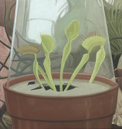 Flytraps, Oil on Linen still life painting of Venus Fly Traps by Will Gabaldon