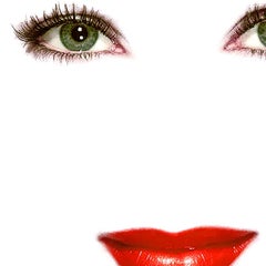 "Liz" (White) Elizabeth Taylor Pop Art Fashion Portrait Photograph