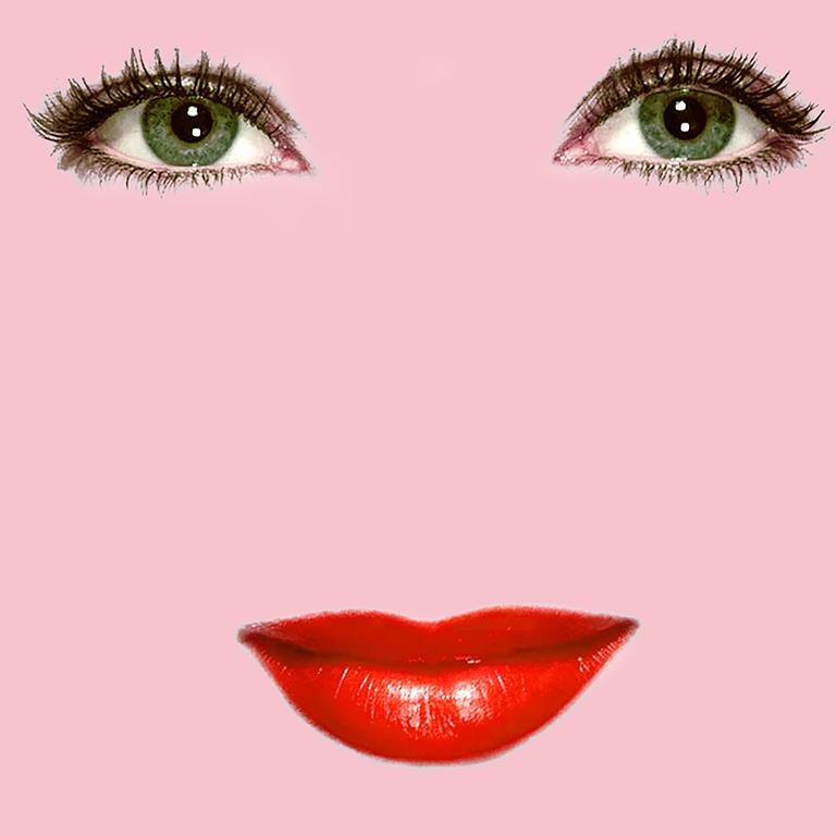 Elizabeth Taylor Pop-Art-Mode-Porträtfoto, „Liz“ (Rosa) (Pink), Portrait Photograph, von Sarah Hanhart