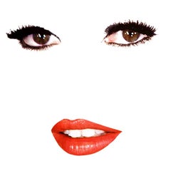 "Brigitte" (White) Brigitte Bardot Pop Art Fashion Portrait Photograph