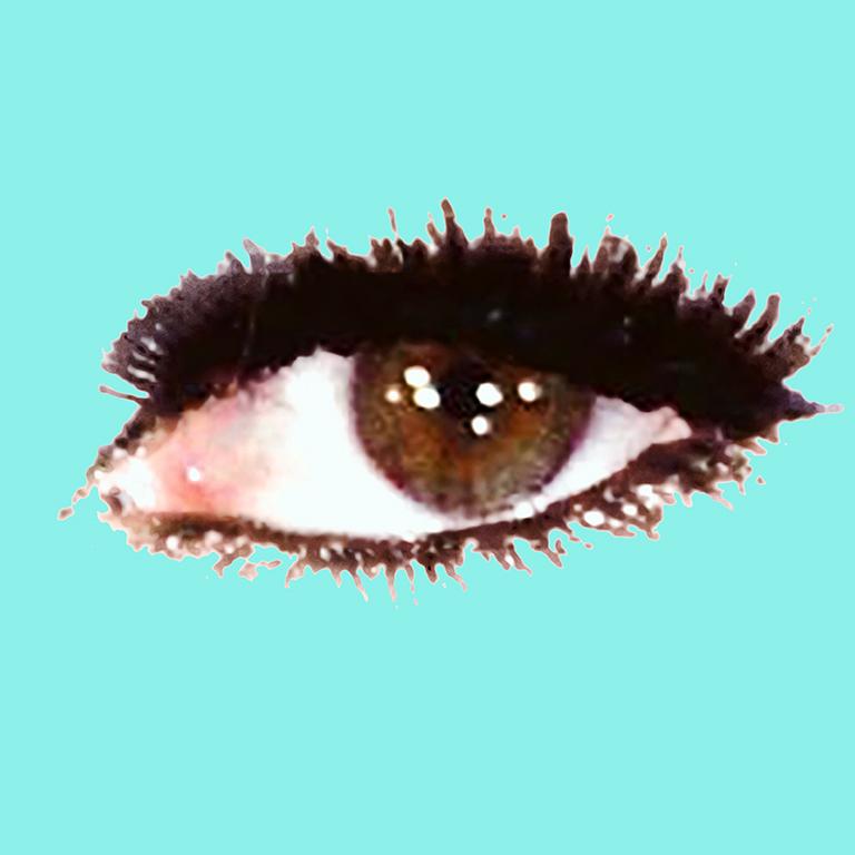 Brigitte Bardot: Pop-Art-Mode-Porträtfotografie „Brigitte“ (Tiffany Blue) – Photograph von Sarah Hanhart
