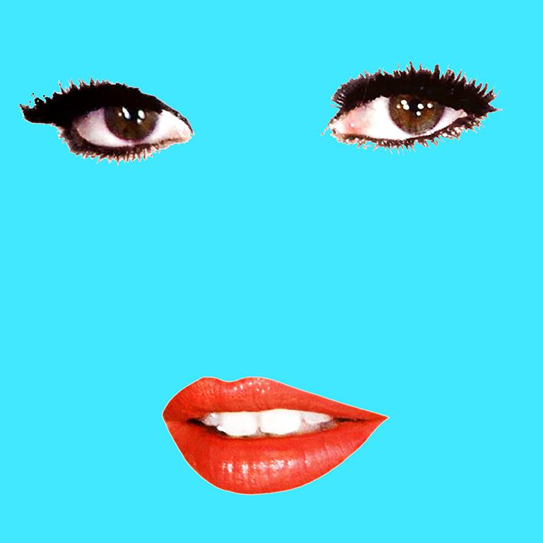 Photographie de portrait Brigitte Bardot « Brigitte » (rouge œuf), style pop art 