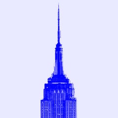 "Impero blu" Empire State Building Fotografia Art Deco